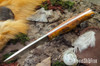 Bark River Knives: Gunny Hunter Z-Wear - Amboyna Burl - Cherry Liner #1
