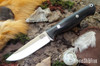 Bark River Knives: Gunny Hunter Z-Wear - Black Canvas Micarta - Red Liners
