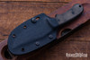 BlackJack Knives: Tac-Ops Model 4 - Black Canvas Micarta - 1st Production Run 