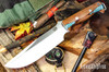 Bark River Knives: Bravo Survivor - CPM 3V - Red Texas Fencepost