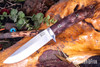 Bark River Knives: Wilderness 5 - CPM CruWear - Purple & Brown Maple Burl - Mosaic Pins #2
