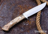 Bark River Knives: Wilderness 5 - CPM CruWear - Spalted Ambrosia Burl - Black Liners #2