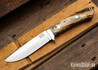 Bark River Knives: Wilderness 5 - CPM CruWear - Spalted Ambrosia Burl - Black Liners #2