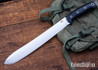 Bark River Knives: Golok II - Black G-10 - Blue Liners - Hollow Pins - Drop Point
