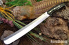 Bark River Knives: Golok II - Black Linen Micarta - Red Liners - Mosaic Pins
