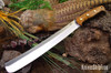 Bark River Knives: Golok II - Dark Curly Maple - Black Liners - Mosaic Pins #2