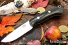 Bark River Knives: Featherweight Fox River - CPM 3V - Black Canvas Micarta