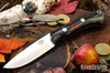 Bark River Knives: Featherweight Fox River - CPM 3V - Black Canvas Micarta - Bloody Basin Spacer