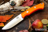 Bark River Knives: Featherweight Fox River - CPM 3V - Blaze Orange G-10