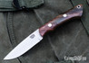 Bark River Knives: Featherweight Fox River - CPM 3V - Brown & Brick Maple Burl