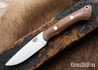 Bark River Knives: Featherweight Fox River - CPM 3V - Natural Canvas Micarta - Black Liners