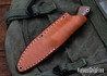 Bark River Knives: Featherweight Fox River - CPM 3V - Firegazer Voodoo Resin - Red Liner - Mosaic Pins