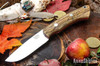 Bark River Knives: Featherweight Fox River - CPM 3V - Zebrawood - Thick Cherry - Red Liners #2