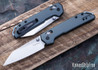 Kershaw Knives: Mini Iridium - Reverse Tanto - Gray Anodized Aluminum - DuraLock - D2 Tool Steel - 2051R