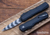 Kershaw Knives: Livewire - OTF Auto - Black Aluminum - CPM-MagnaCut - Tigerstripe - 9000TS