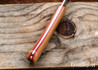 Bark River Knives: Nessmuk - Cru-Wear - Antique Bone Linen Micarta - Red Liners