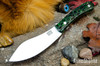 Bark River Knives: Nessmuk - Cru-Wear - Hulk Caged Voodoo Resin - Toxic Liner