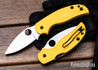 Spyderco: Sage 5 Lightweight Salt - Compression Lock - Yellow FRN - CPM MagnaCut - C123PYL