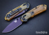 Benchmade Knives: 565PL-2501 Mini Freek - SHOT Show Limited Edition - Amber Ultem - CPM-M4 - Amethyst Cerakote