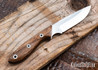 Bark River Knives: Adventurer - CPM 3V - American Walnut - Mosaic Pins