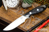 Bark River Knives: Adventurer - CPM 3V - Black Linen Micarta