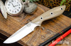 Bark River Knives: Adventurer - CPM 3V - Desert Tan G-10 - Hollow Pins