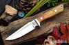 Bark River Knives: Lionhound - CPM 4V - Tan Tigertail Maple Burl