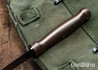 L.T. Wright Knives: GNS - Browns Point  Ricklite - Coyote Liners - Matte - 01 Tool Steel - Scaber Ground