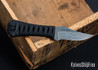 Auxiliary Manufacturing: Pocket Bowie SLIM - Black Stingray & Cord Wrap -Nitro-V