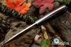 Bark River Knives: Aurora - CPM MagnaCut - Black Canvas Micarta - Red Liners - Mosaic Pins