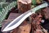 Bark River Knives: Camp Bolo CPM-154 - Ghost Green Jade G-10 - Green Liners