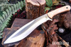 Bark River Knives: Camp Bolo CPM-154 - Birdseye Maple - Blue Liners