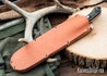 Bark River Knives: Camp Bolo CPM-154 - Blaze Orange G-10 - Black Liners & Pins