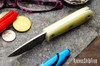 Bark River Knives: PSK - CPM 3V - Dune G-10 - White Liners - Mosaic Pins