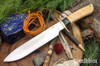 Bark River Knives: Mike Stewart Bowie - A2 - Natural Curly Maple #4