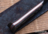 Bark River Knives: Little Carver - MagnaCut - Black & Green Linen Micarta - Orange Liners - Matte