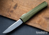 Core Edge USA: 0331 Pulsar OTF - OD Green Anodized Aluminum - MagnaCut - Blasted Single Edge