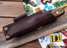 L.T. Wright Knives: Bushcrafter - Brown's Point - Polished - O1 Tool Steel - Scandi Ground