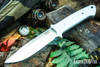 Bark River Knives: Red Flag - MagnaCut - Battleship Gray G-10 - Glow Liner