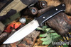 Bark River Knives: Red Flag - MagnaCut - Black Canvas Micarta