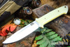 Bark River Knives: Red Flag - MagnaCut - Dune G-10 - White Liners - Mosaic Pins