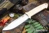 Bark River Knives: Red Flag - MagnaCut - Natural Curly Maple - Green Liners