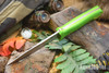Bark River Knives: Red Flag - MagnaCut - Toxic Green G-10 - Yellow Liners
