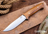 Bark River Knives: Red Flag - MagnaCut - Desert Ironwood - Black Liners - Brass Pins #3