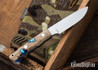 Bark River Knives: Little Creek - MagnaCut - Blue Cholla Cactus w/Turquoise