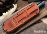 Bark River Knives: UP Gunny 3V - Amboyna Burl - Forest Green Liners - Brass Pins #2