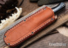 Bark River Knives: UP Gunny 3V - Amboyna Burl - Red Liners - Mosaic Pins #2