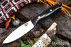 Bark River Knives: UP Gunny 3V - Black G-10 - Red Liners - Full Height Grind