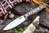 Bark River Knives: UP Gunny 3V - Brown & Black Suretouch - Matte