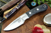 Bark River Knives: Essential - MagnaCut - Black Canvas Micarta - Matte